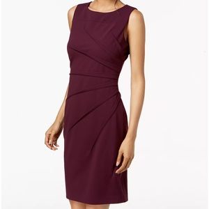 Calvin Klein Starburst Sleeveless Sheath Dress - Size 2P